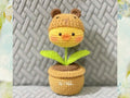 Handmade Crochet Animal Head Plant Pot – Cute Home Decor & Gift 18-20cm